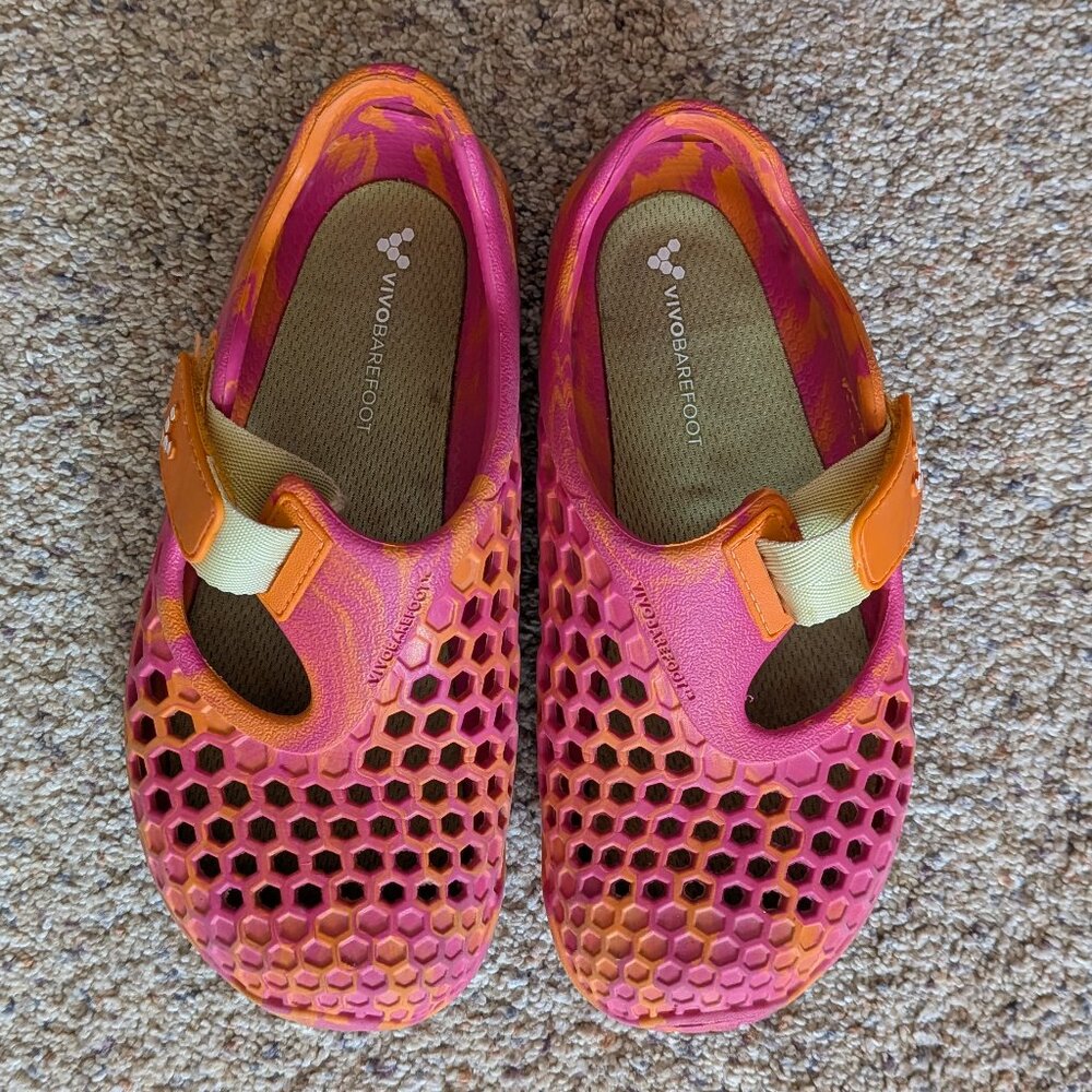 Vivobarefoot Ultra Bloom - Orange - Coral - Pink Sandals -  US 12